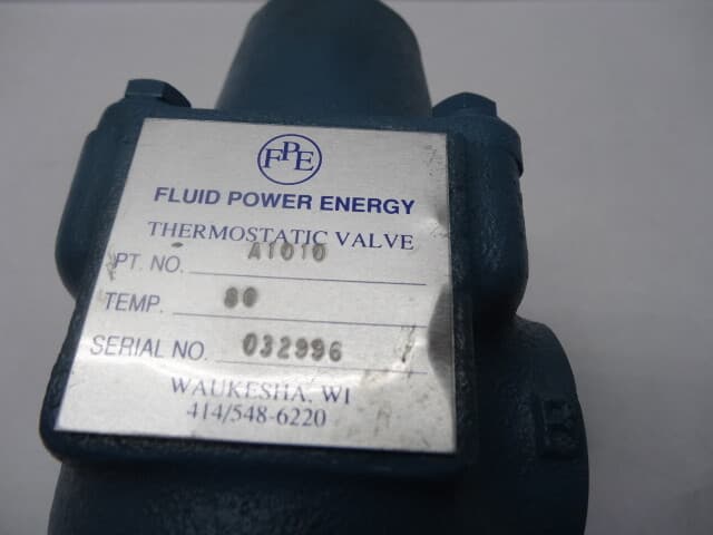Fluid Power Energy FPE 3 Way Thermostatic 1" Valve A1010 3