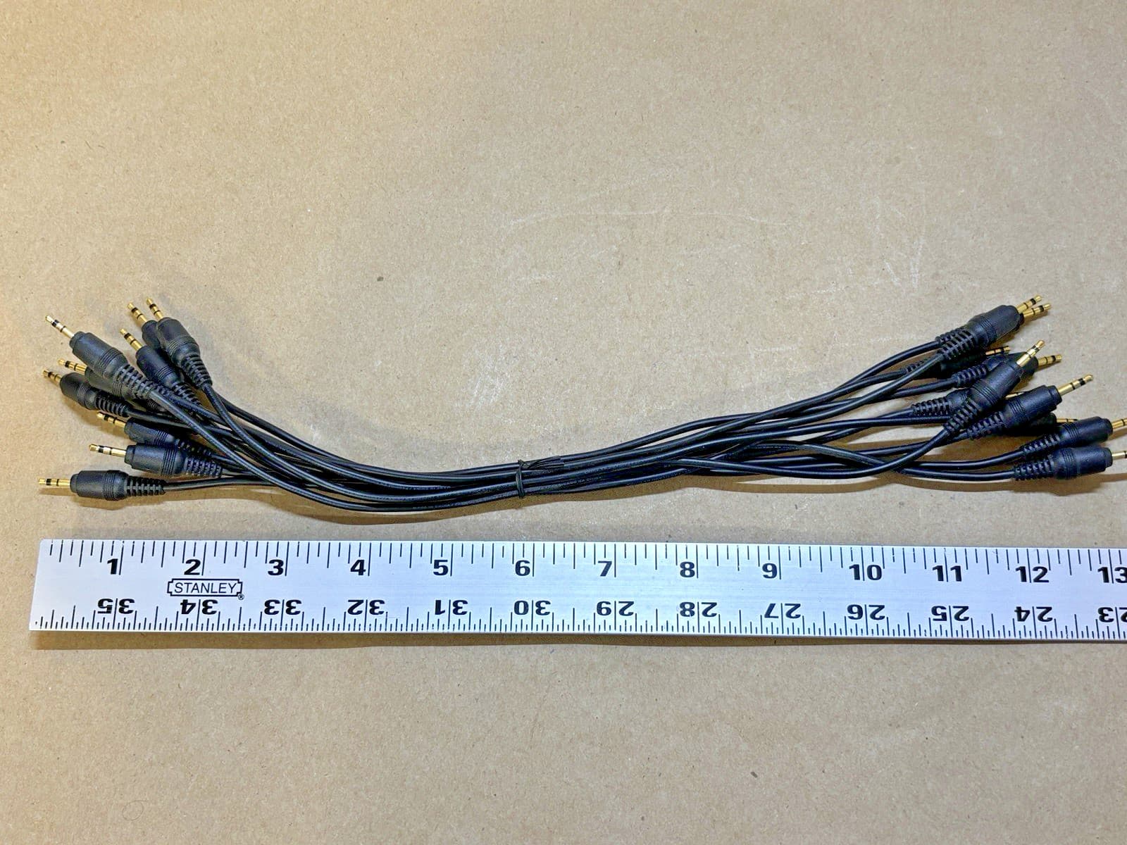 Texas Instruments I/O To I/O Cable 12 Inches for Graphing Calculators Lot of 10 3