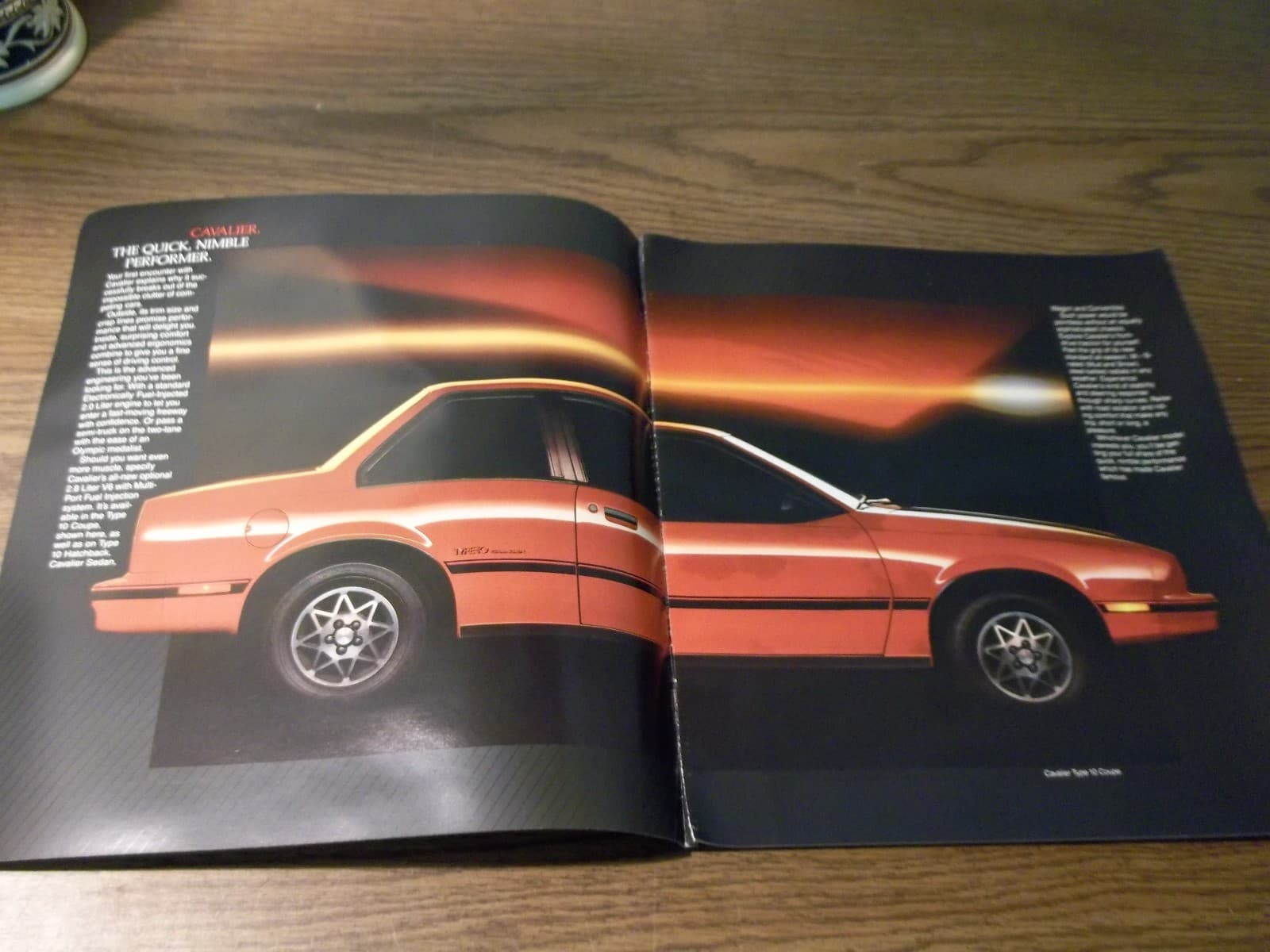 MINT 1985 CHEVROLET CAVALIER CHEVY BROCHURE 11" X 12"  15 PAGES (BOX 294) 2