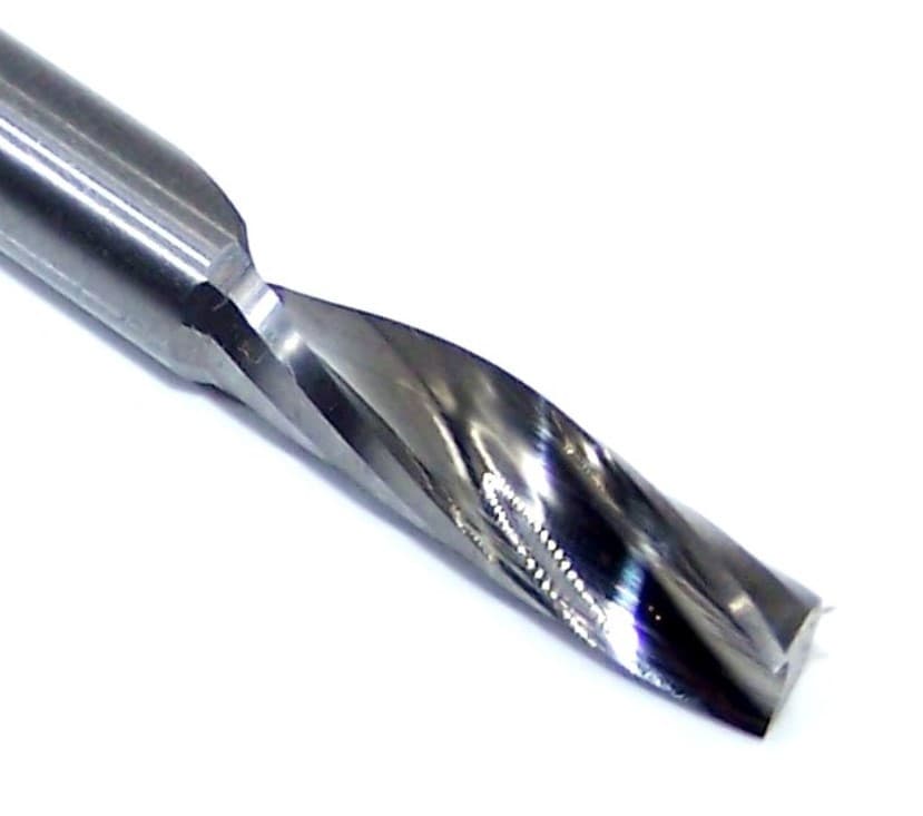 3/16" (.1875") CARBIDE SINGLE O FLUTE END MILL ROUTER HARD PLASTIC ONSRUD 63-719 3
