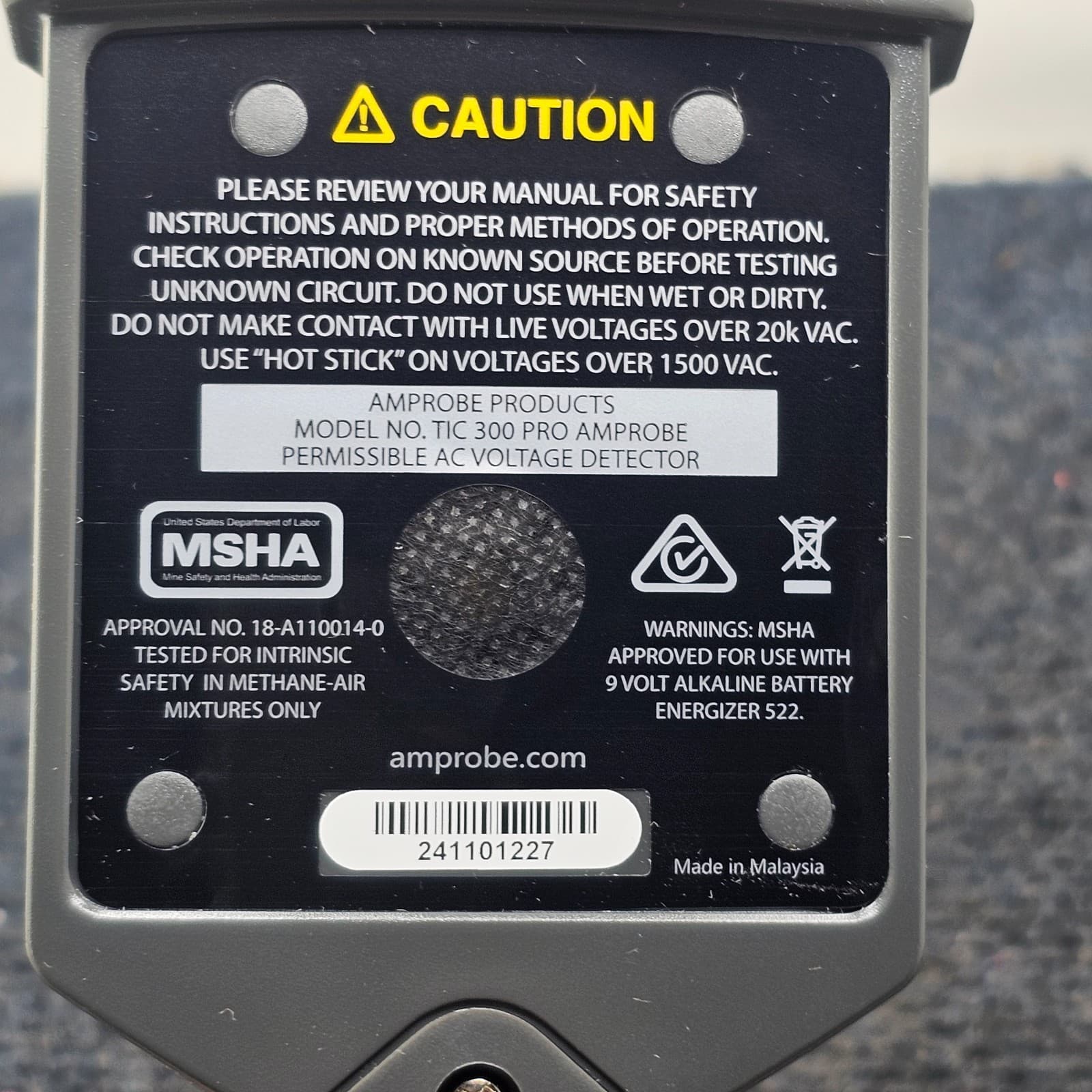 Amprobe TIC 300 PRO: Voltect Non-Contact Safe High Voltage Detector 4