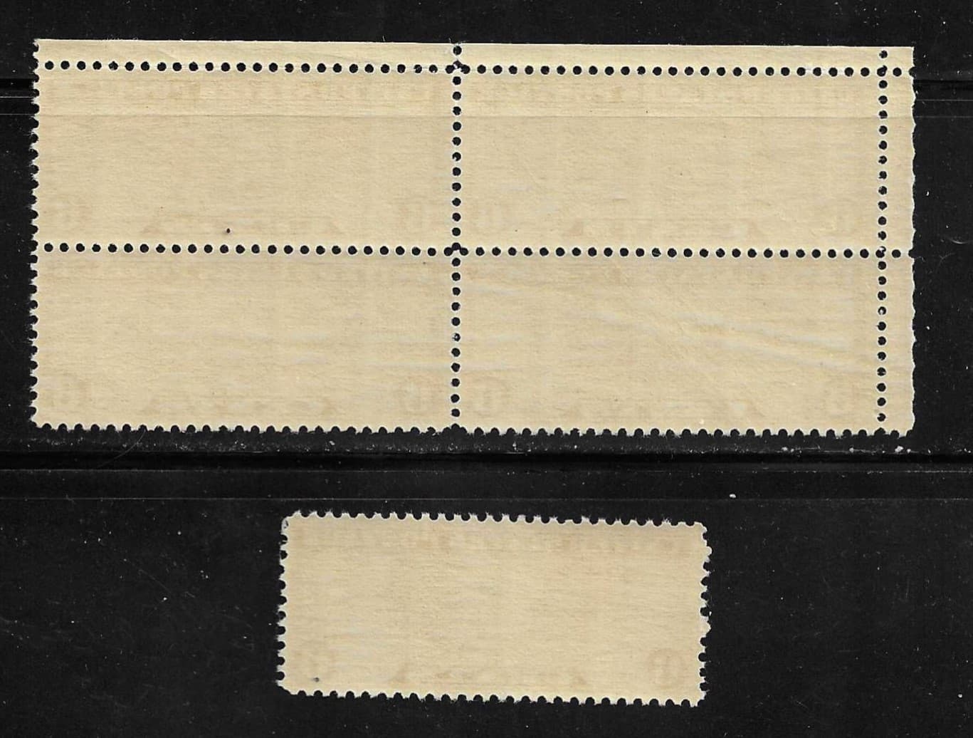 Scott # C 19 MNH  Block of 4 And Single 2