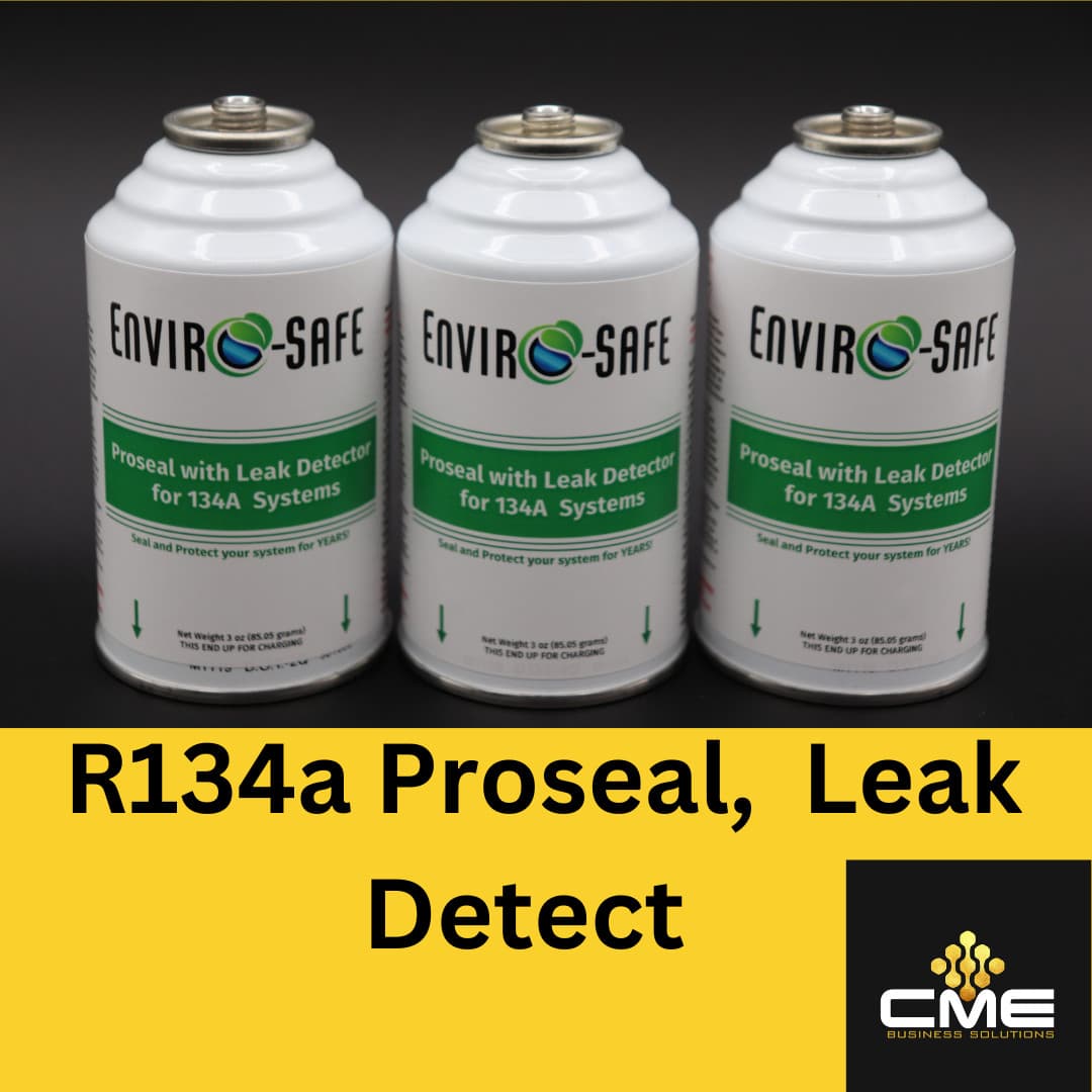 Envirosafe Proseal with Leak Detector for R134a  3 cans