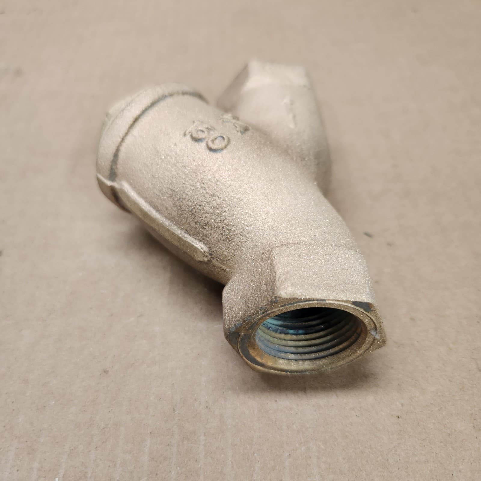 Hobart AM14 Commercial Dishwasher Brass 3/4" Line Strainer w/ Screen 186922 4