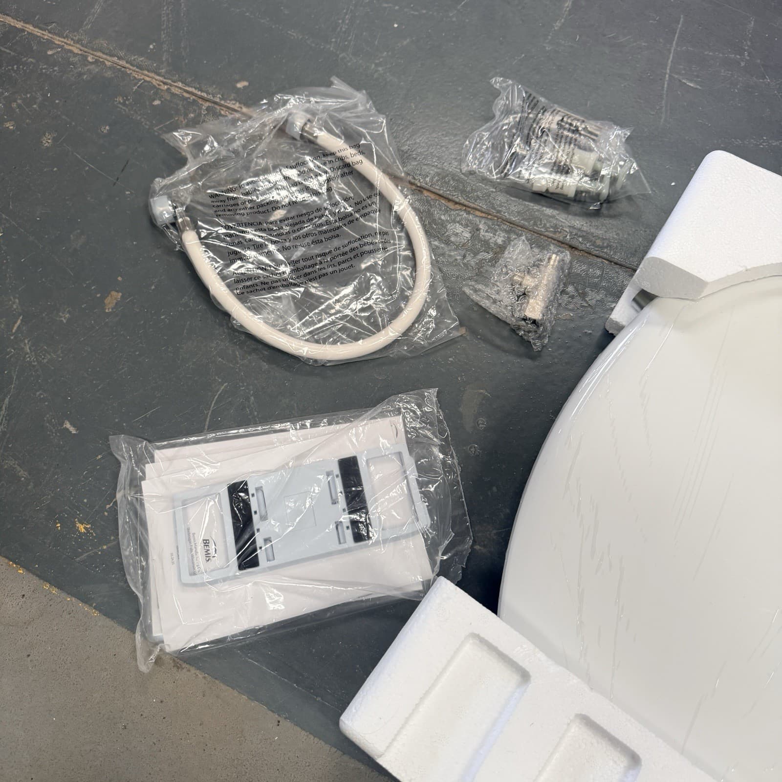 Bemis Renew Wash Electric Plug-in Bidet Seat for Elongated Toilets HD-6500EM 3