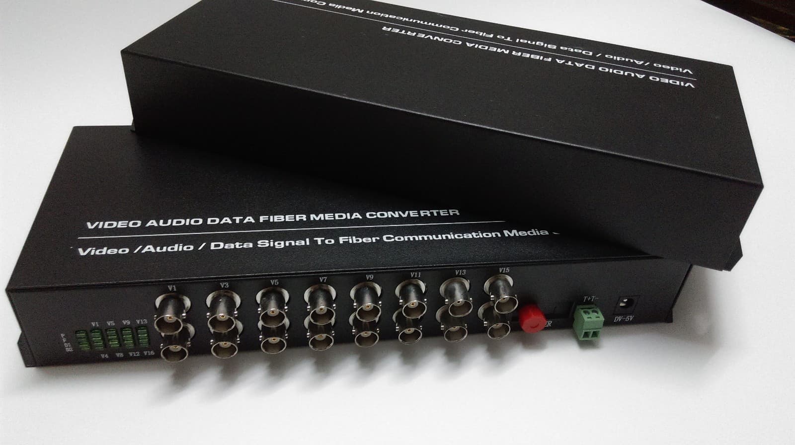 RS485/FC 20Km 16 channel Video Fiber Optic Media Converter Transmitter Receiver  2