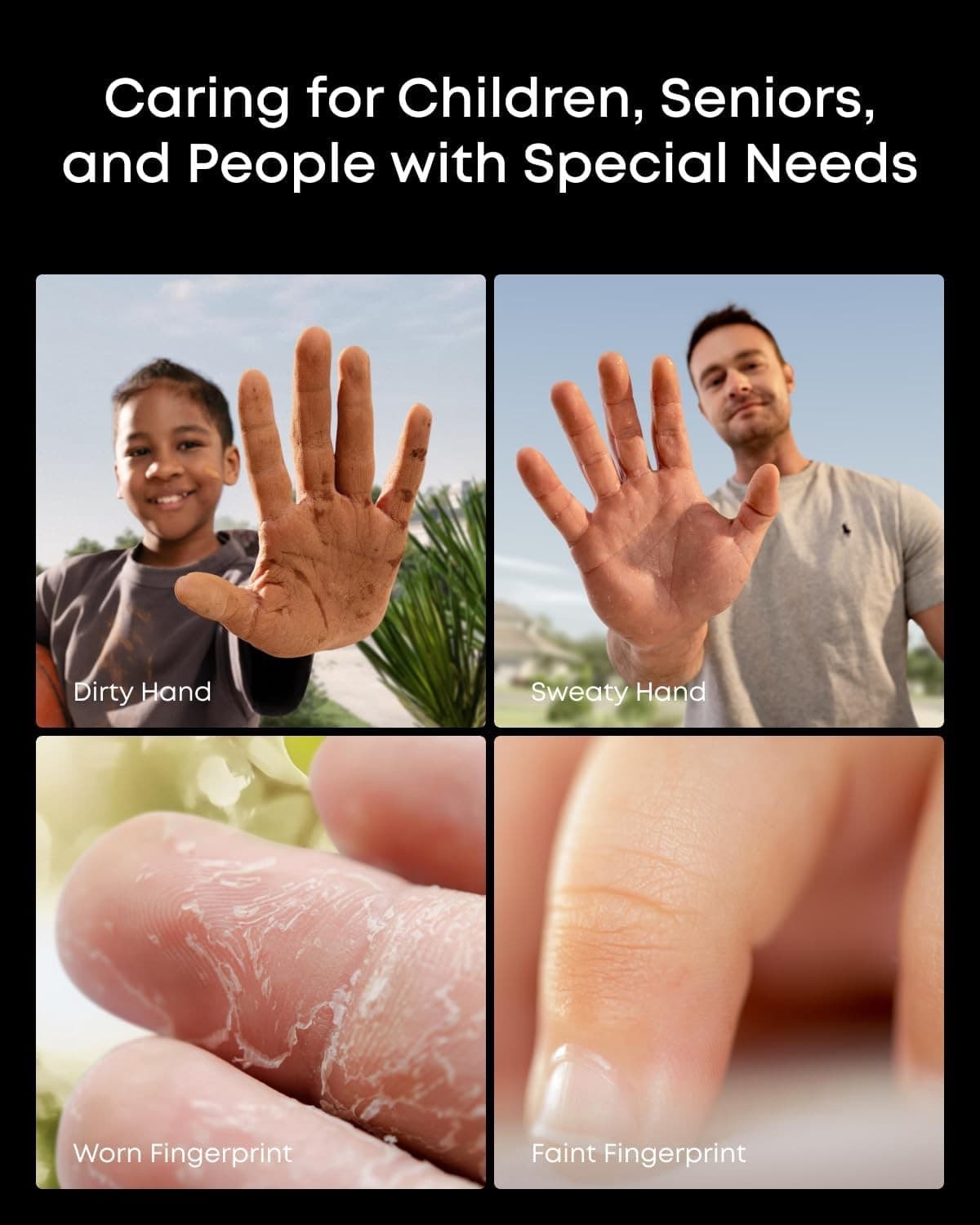 eufy FamiLock S3 Max Smart Lock Palm Vein Recognition Deadbolt Doorbell 2K Cam 4