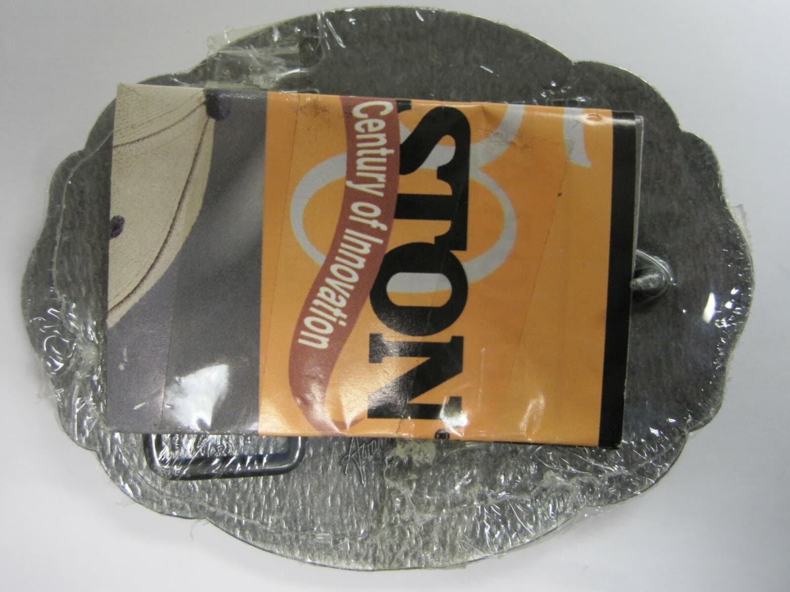  National Finals Rodeo Hesston 1997 NFR Adult Cowboy Buckle, Vintage, Orig. Pkg. 2