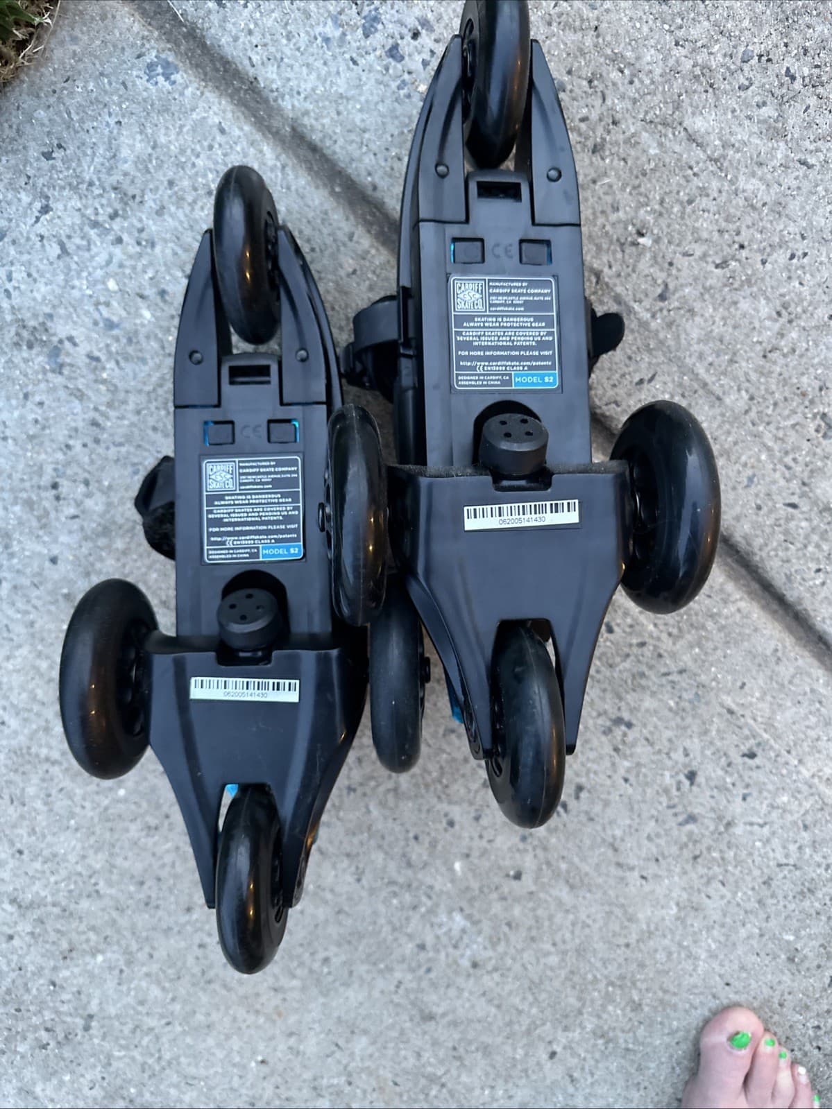 Cardiff Skate Co Model S2 Skate Away Adjustable Step Strap Skates  EUC! 6