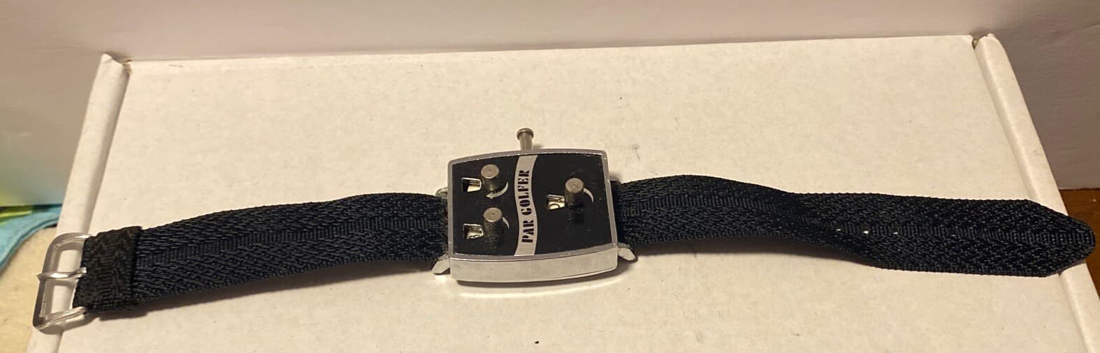 Golfers Pal Watch 1960s Stroke Counter Putting Black Vintage Hong Kong 2