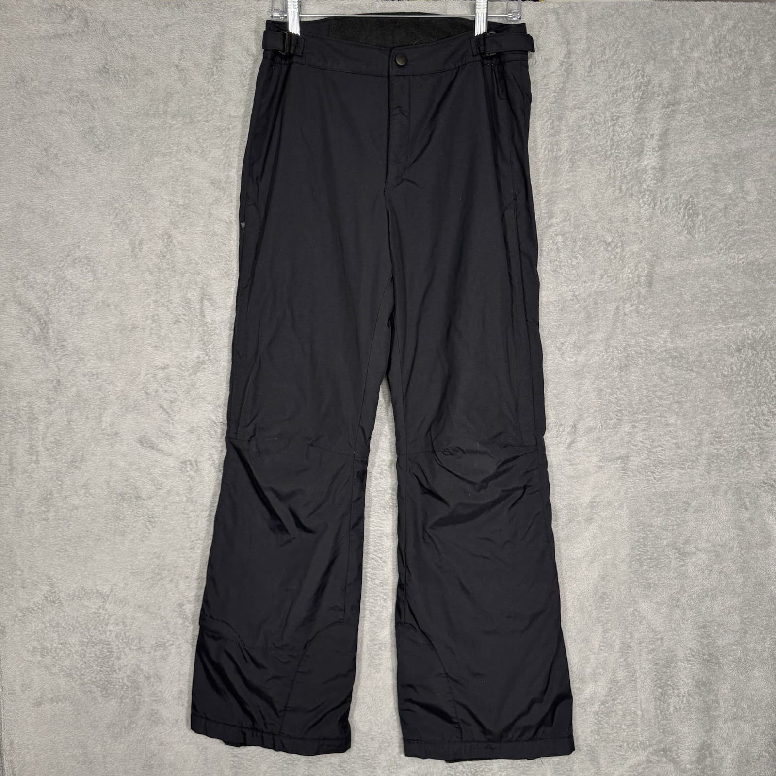 Columbia Womens Medium Black Snow Ski Pants Waterproof Nylon Adjustable Waist