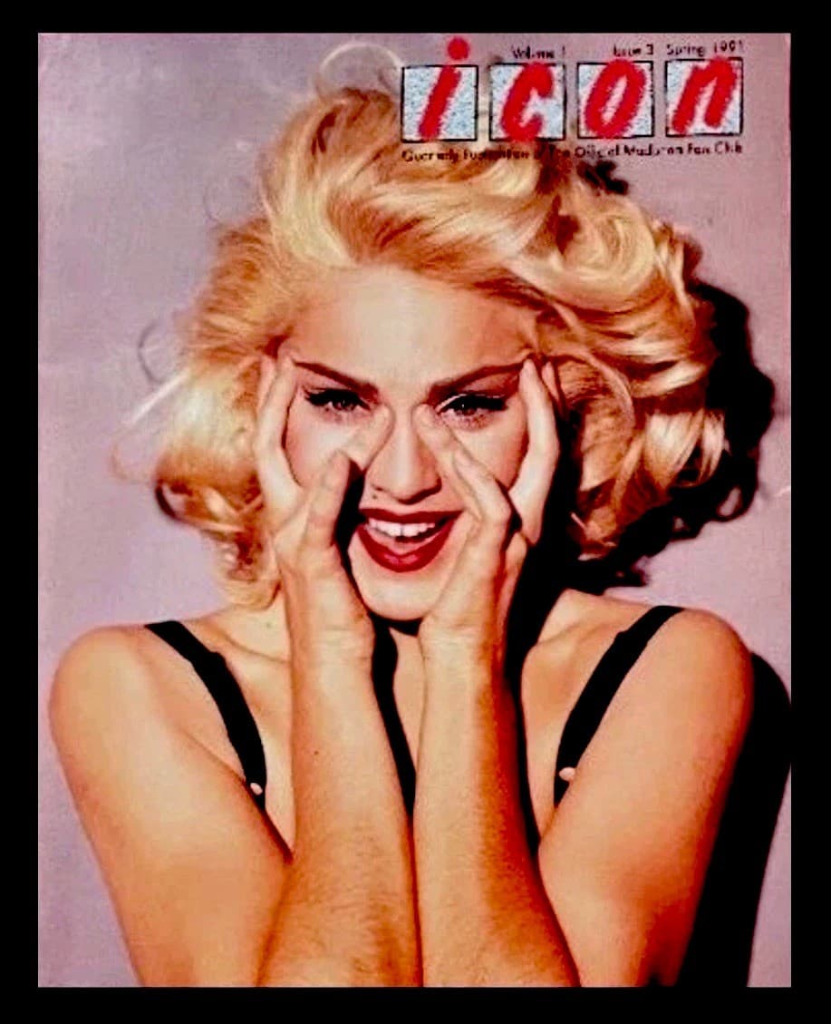 ⭐️MADONNA⭐️ Icon Fan Club Magazine 1991 Vol 1/Issue 3 ➡️ULTRA RARE‼️