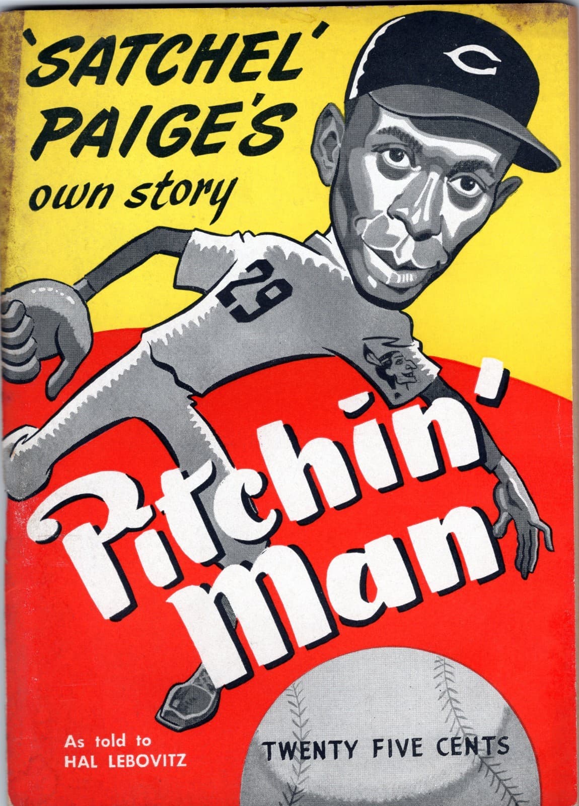 Satchel Paige  "Pitchin'  Man"    Soft Bound  Booklet   Hall of Fame    1948