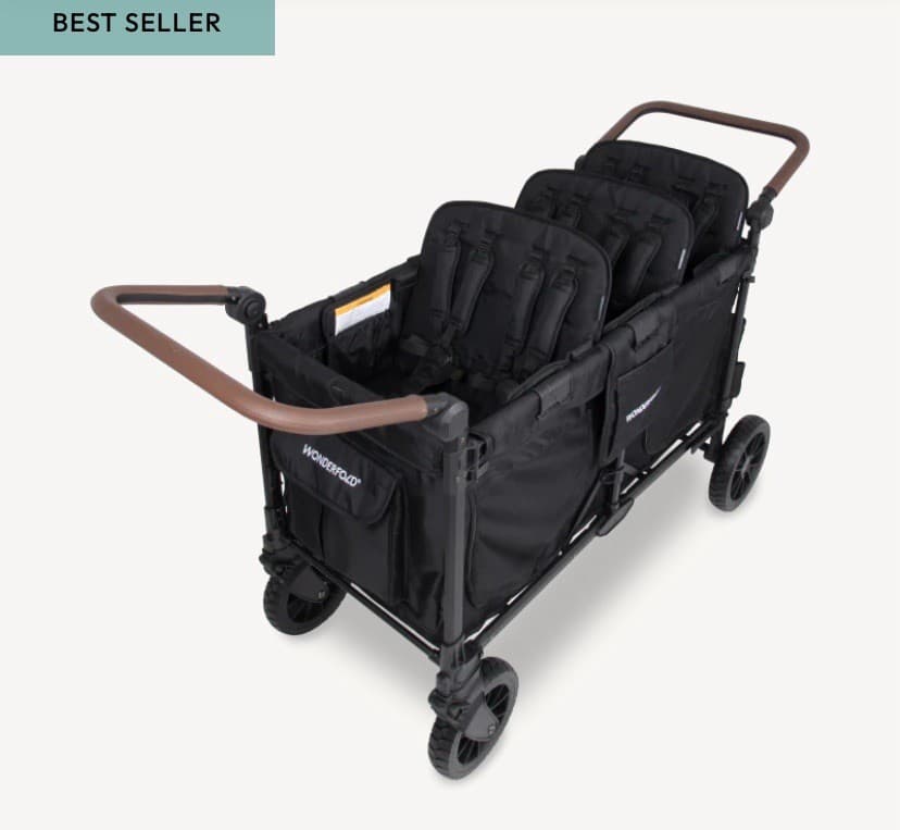 Wonderfold Wagon W6 W Luxe Pro Stroller Wagon- Jet Black- Brand New!! 4