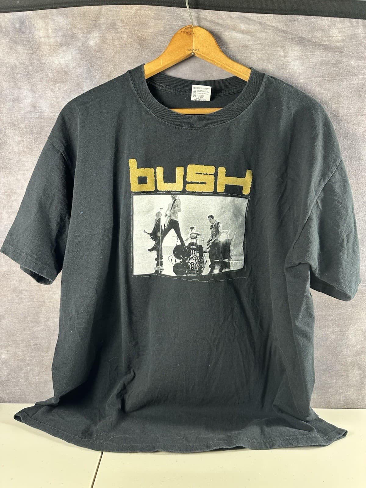 VTG Y2K BUSH GOLDEN STATE TOUR 2002 TEE SHIRT VINTAGE SIZE 2X XXL 2