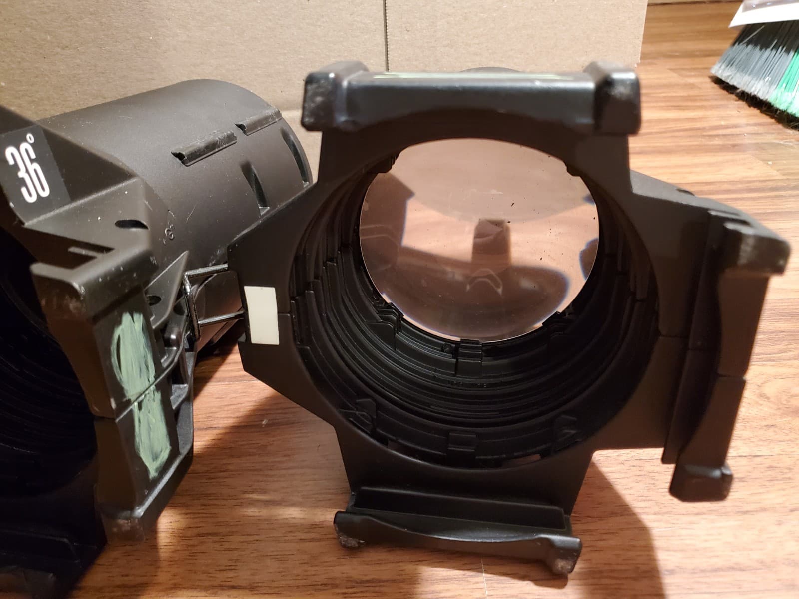 Lot of 2 ETC Source Four Ellipsoidal 36° Degree Barrel Lens Rev G 2