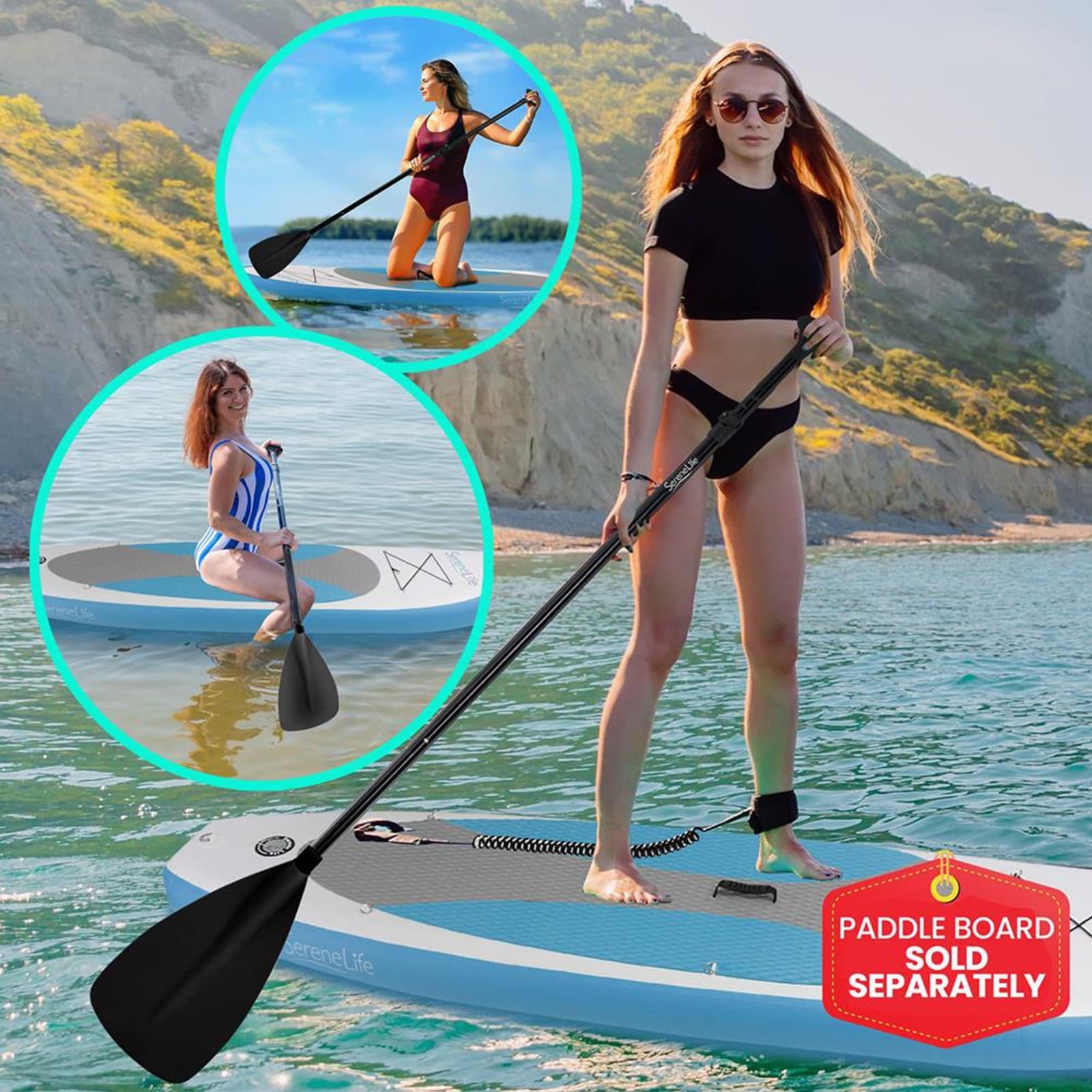 Universal Adjustable Height Oar for Stand Up Paddle Boards 6