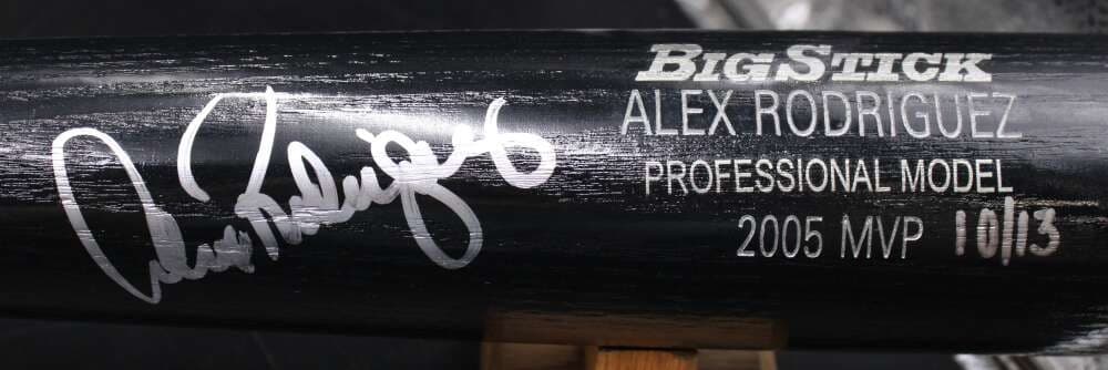 Alex Rodriguez Signed Rawlings Baseball Bat Autograph #'d /13 JSA COA D13569 3