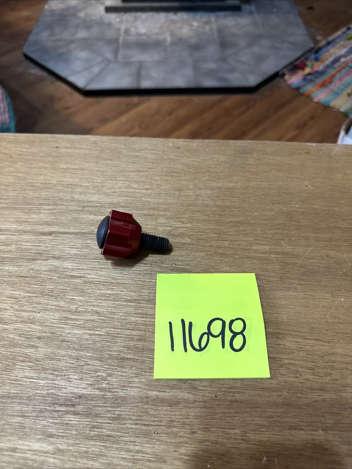 Used Stryker 6370 Ambulance Antler Rail Stretcher Mount Bolt Red Thumb Screw (1) 2