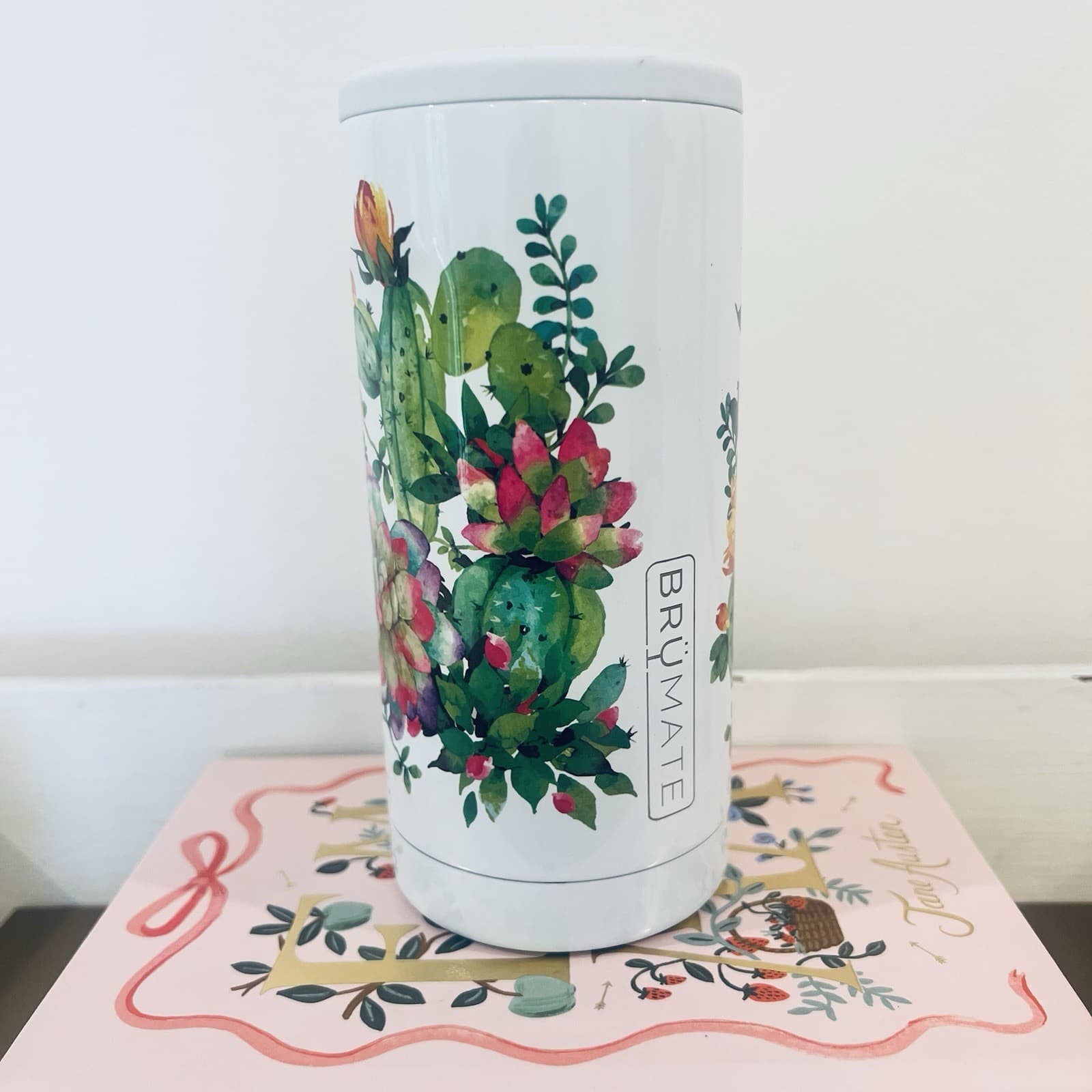 Rare Brumate Hopsulator Slim Can Cooler Tumbler Derest Succulent Cactus 4