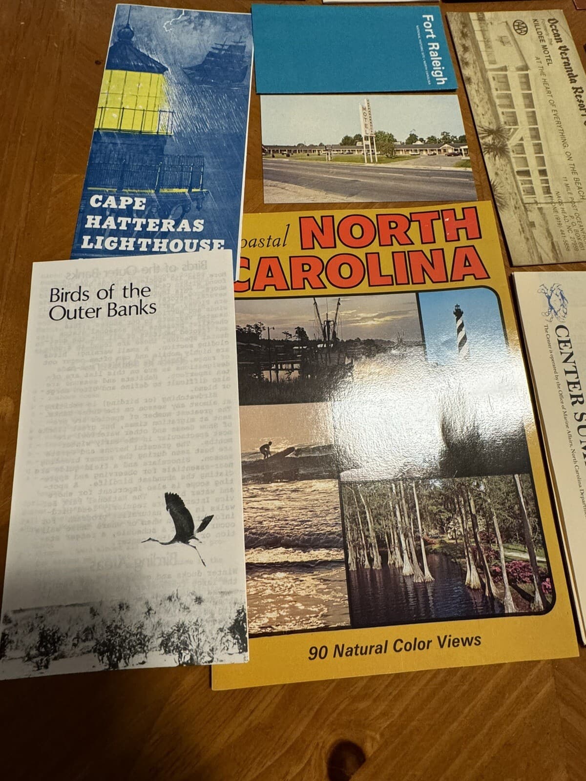 NC Outer Banks Cape Hatteras 1982 Travel Brochure North Carolina Coast Ephemera 2