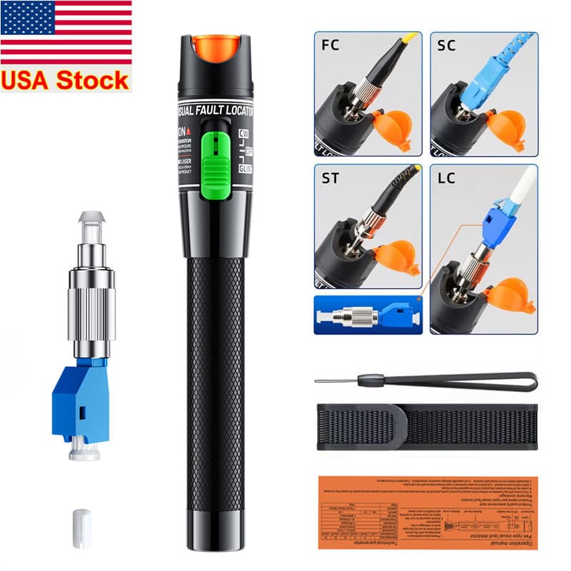 30KM/VFL 30KM Visual Fault Locator Fiber Optic tester Fault Testing Laser pen