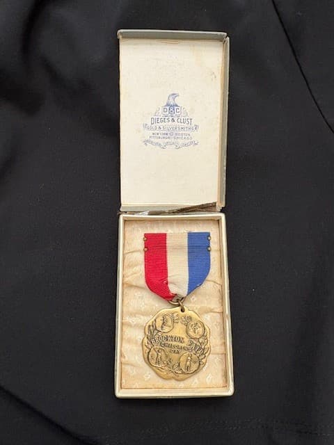 BOY SCOUTS  BROCKTON FAIR 1921 Childrens Day Relay Race D&C Gold &Silversmiths 5