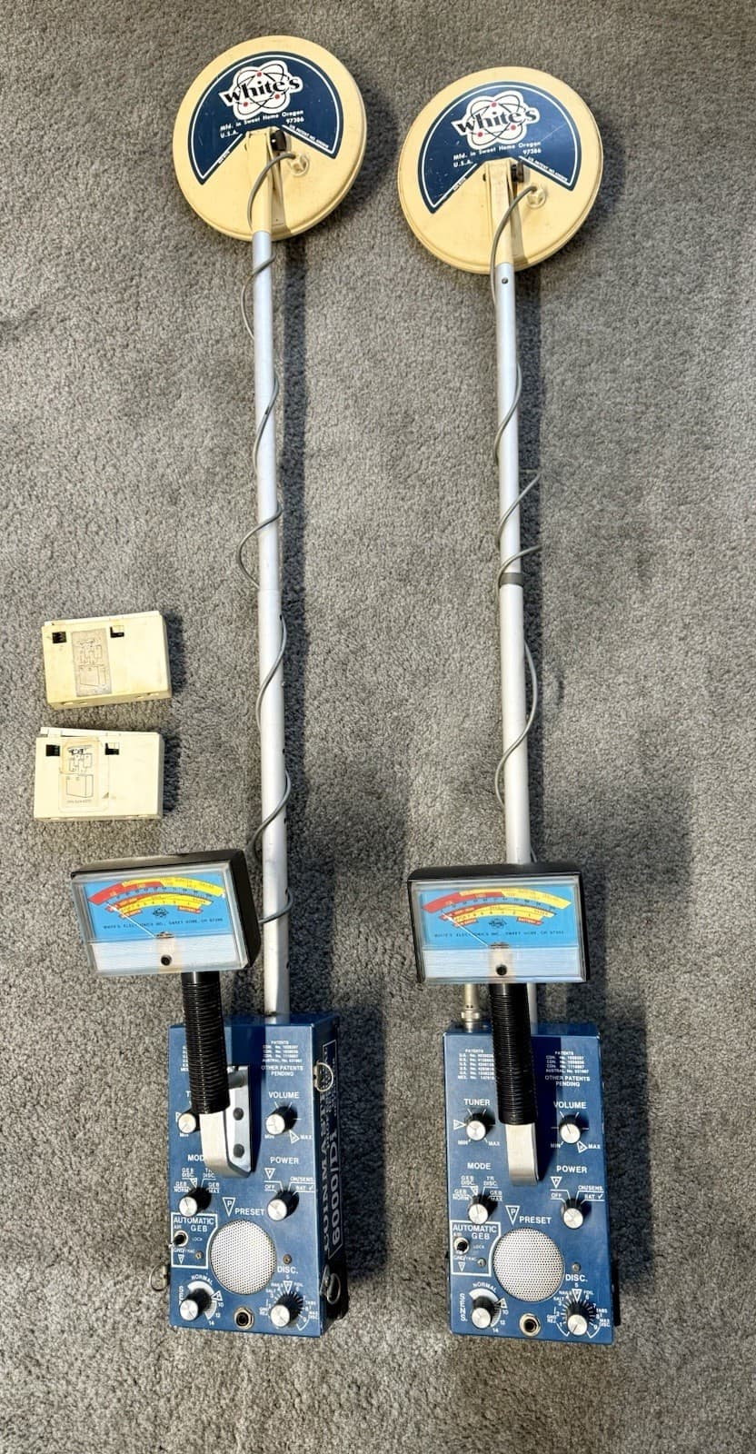 Whites COINMASTER 6000/DI Professional Metal Detector Lot Of 2 (wont Power On)