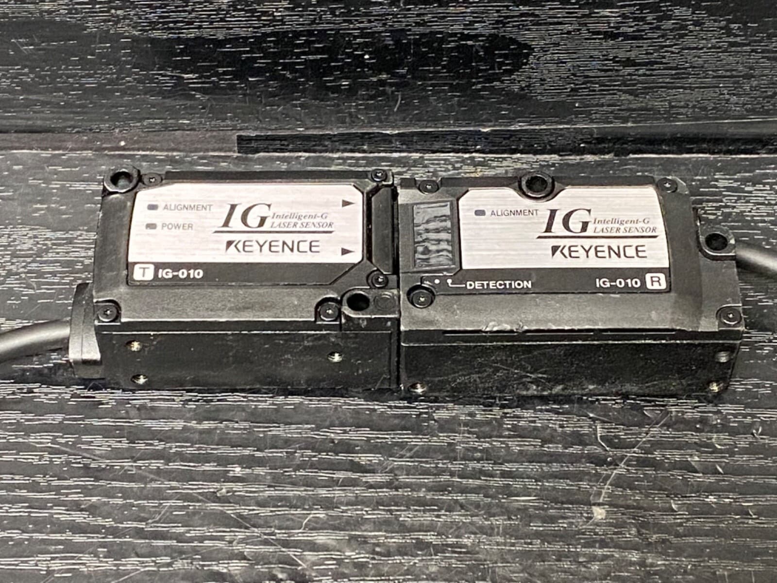 Pair Keyence IG-010 IG IG-010R Intelligent-G Transmitter / Receiver Laser Sensor 5
