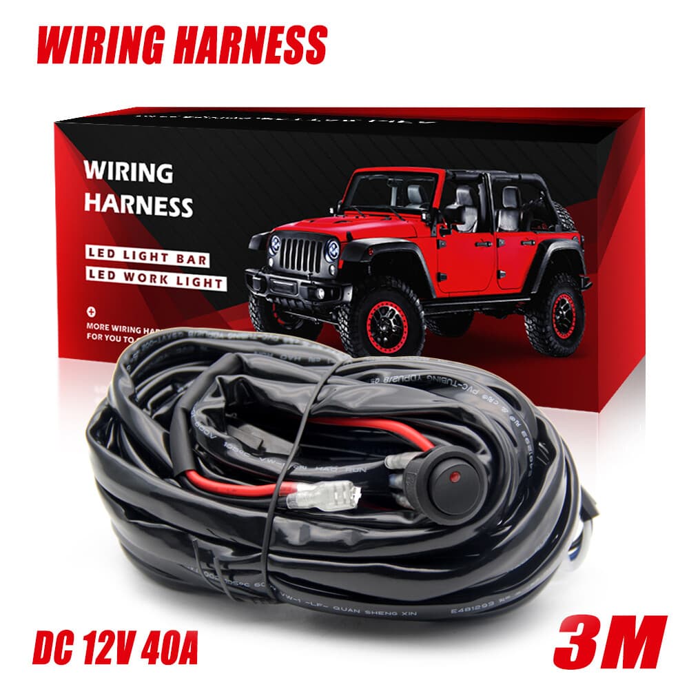 12V 7inch LED Work Light Headlight fit John Deere Case New Holland Tractor 7"