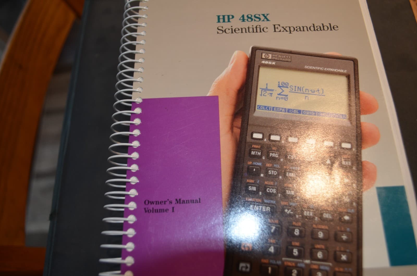 HP 48SX Scientific Expandable | Owner’s Manual Volume 1 and 2 Set 3