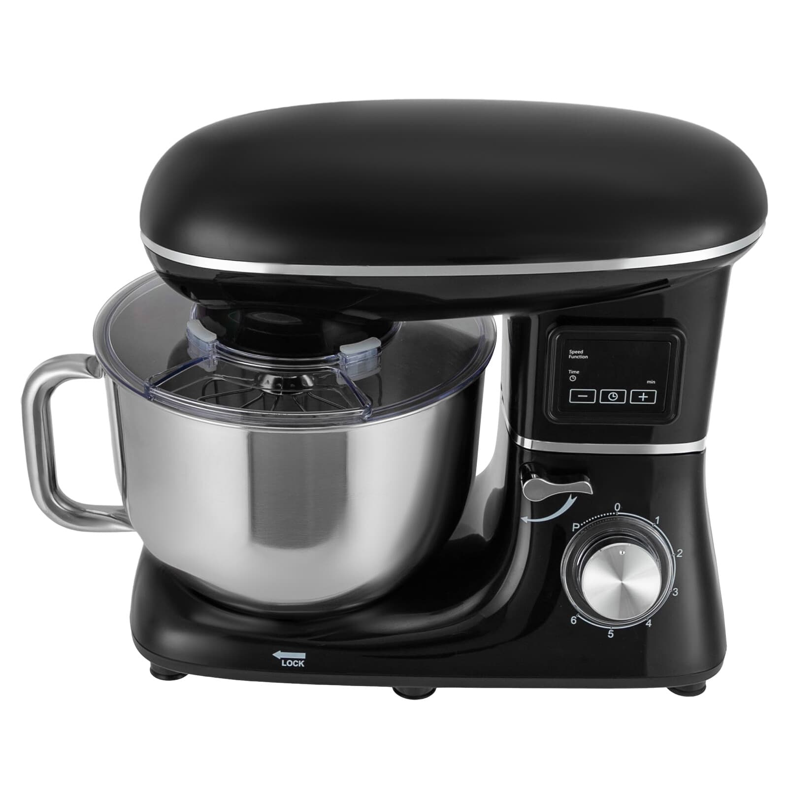 6.2L/6.5Qt Kitchen Electric Mixer Food Processor Dough Machine Knob Control 5