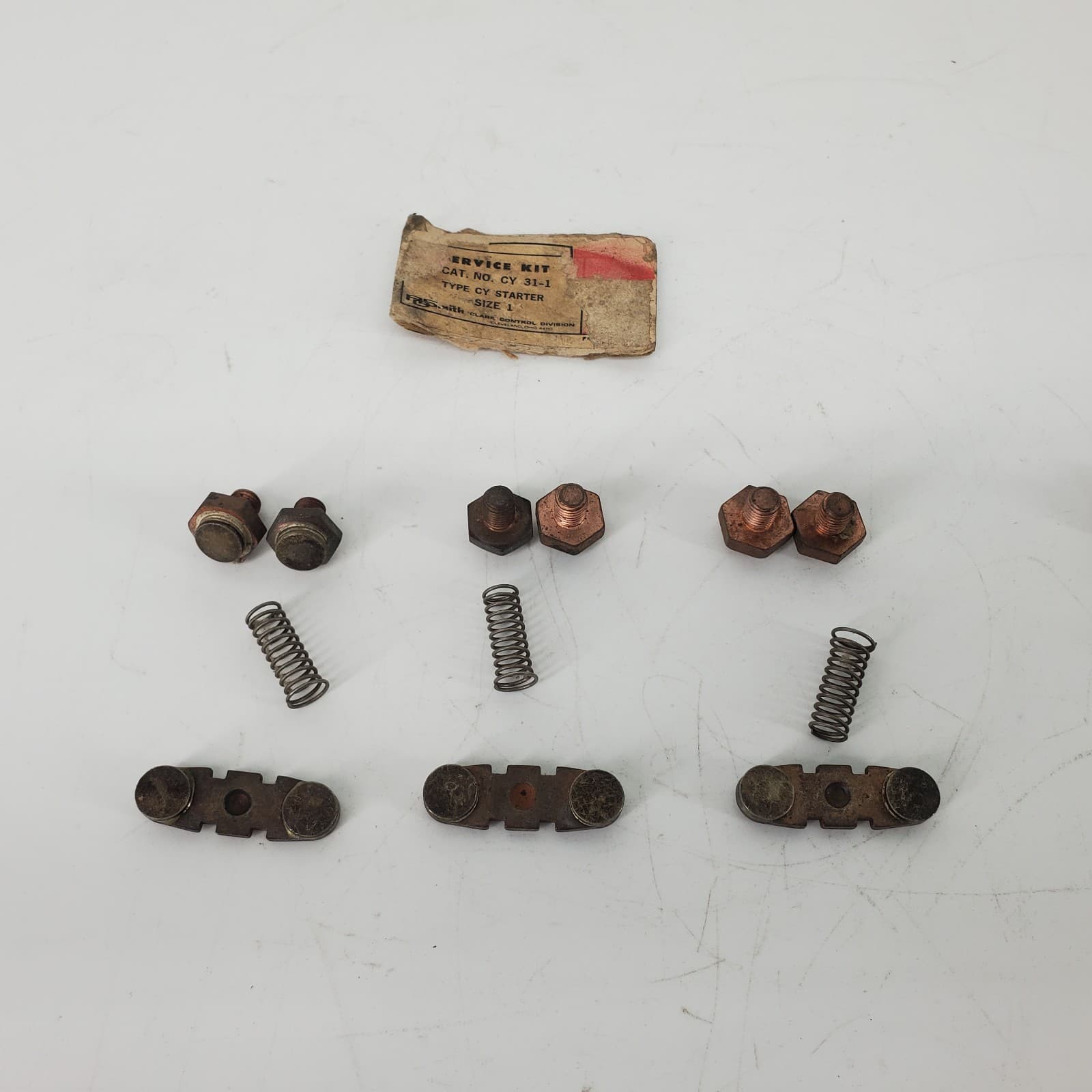 Sylvania Clark CY31-1 Contact Kit 3 Pole Size 1 With Additional Pieces 2