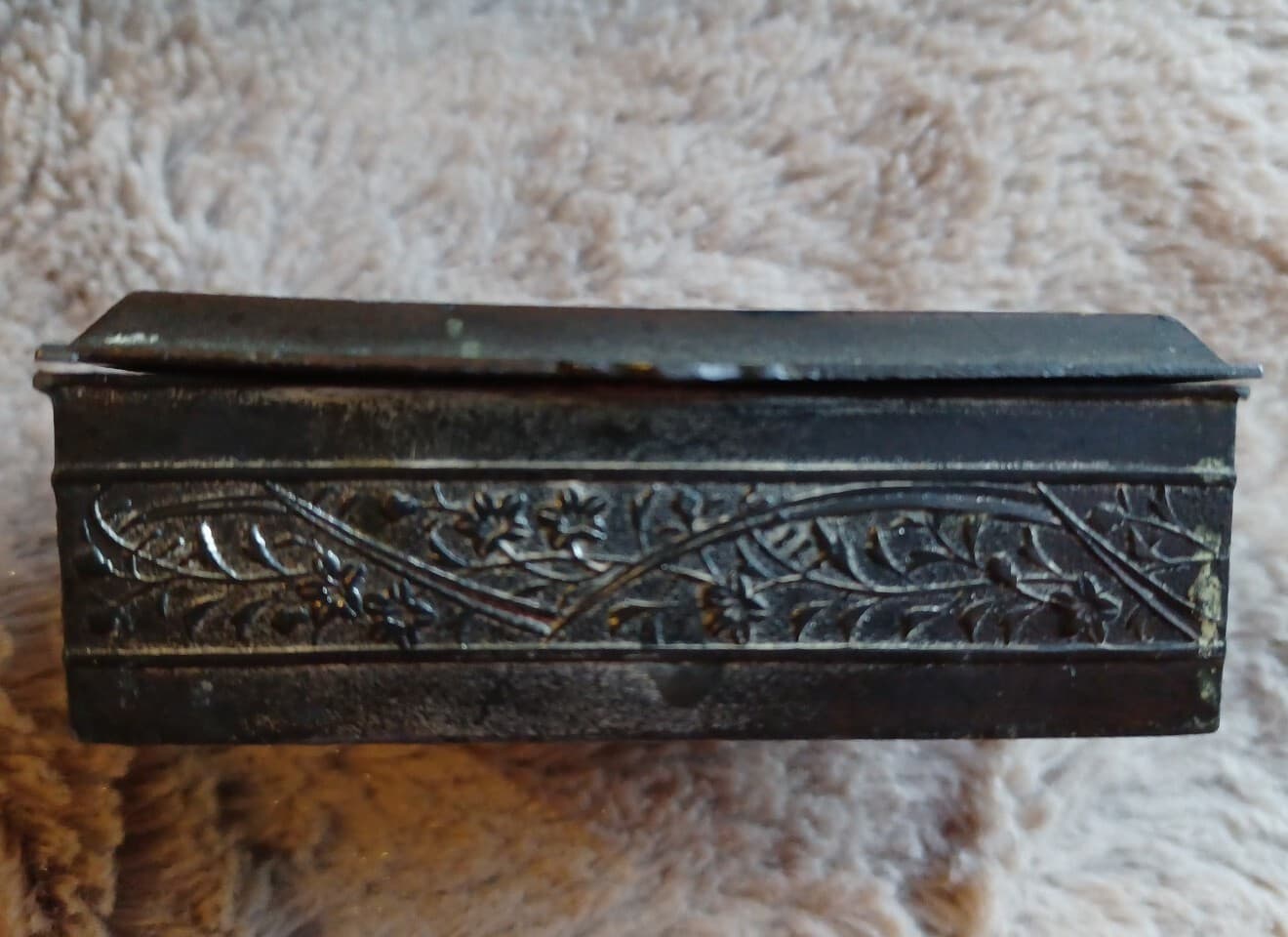 N Shure Trinket Box Chicago 1933 Inner Court Fort Dearborn Century Hinged Japan 6