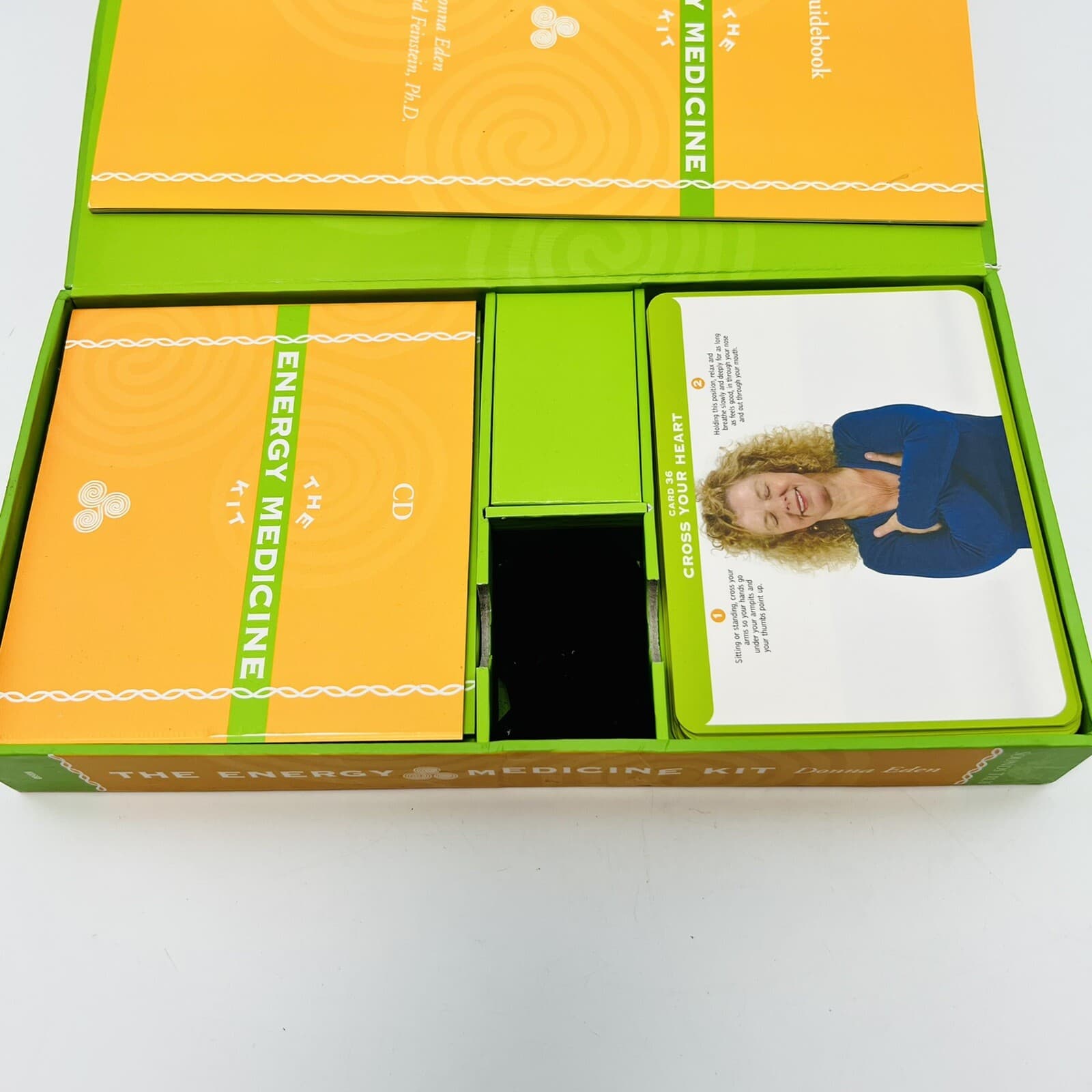 The Energy Medicine Kit by Donna Eden DVD CD Booklet Photo Cards Healing Crystal 6