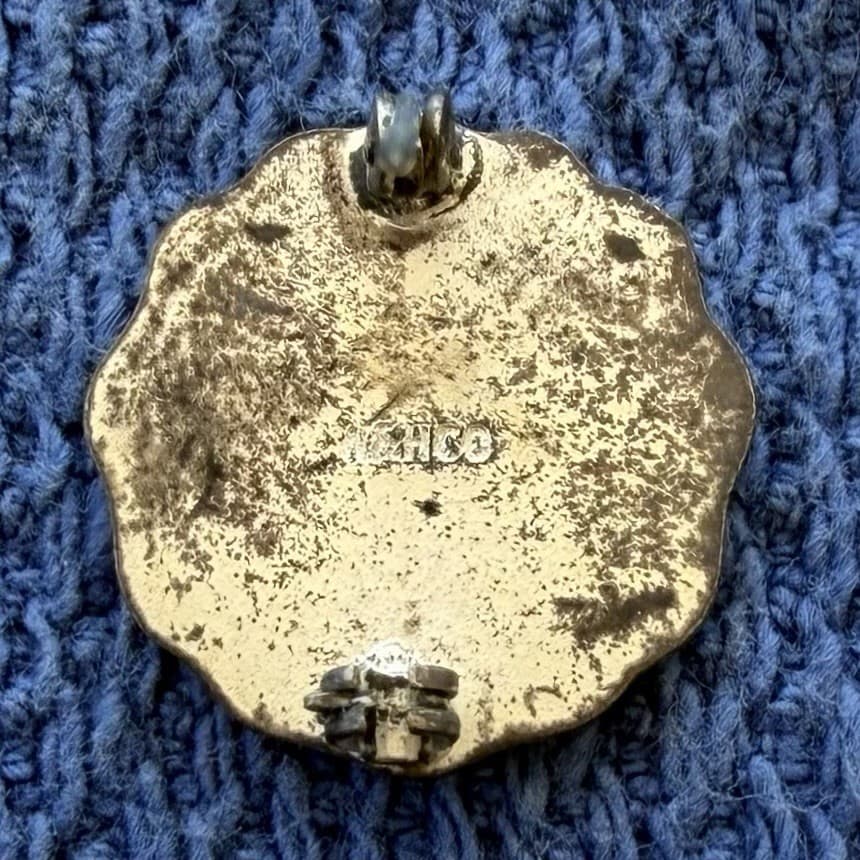 Temple Israel Lapel Pin New York City Jewish Star Of David 10 Commandments 3