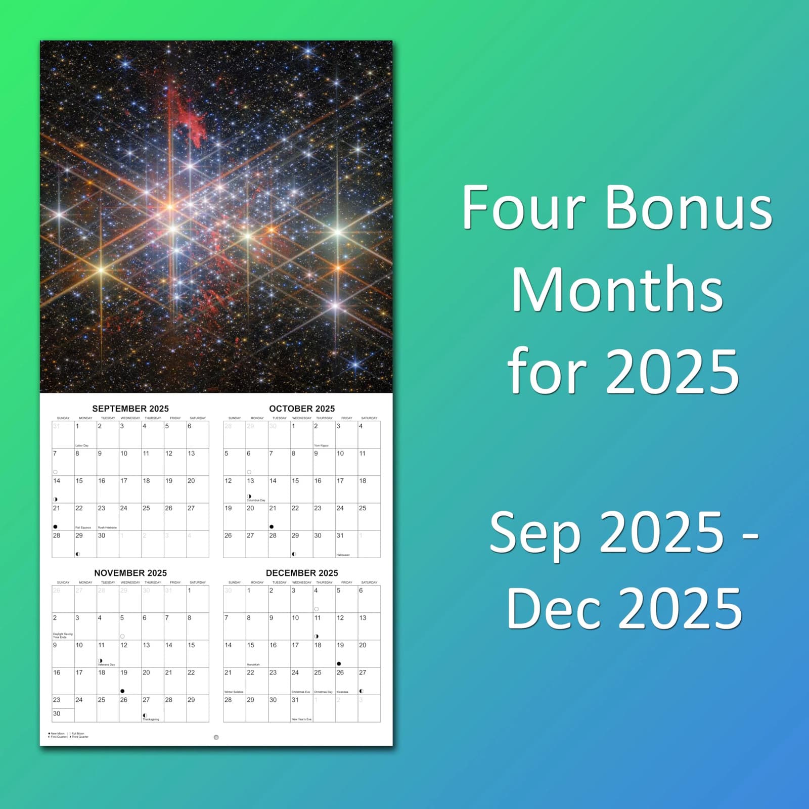 2026 The Cosmos: Images from the James Webb Space Telescope Monthly Wall 2