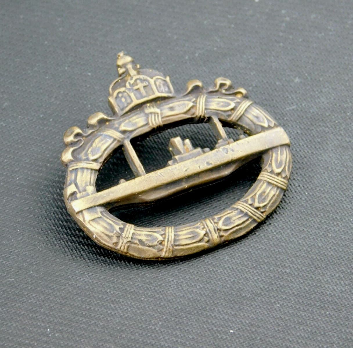 3129 WW1 U-BOOT BADGE GERMAN KAISERLICHE MARINE KRIEGSABZEICHEN 1918 IMPERIAL 2