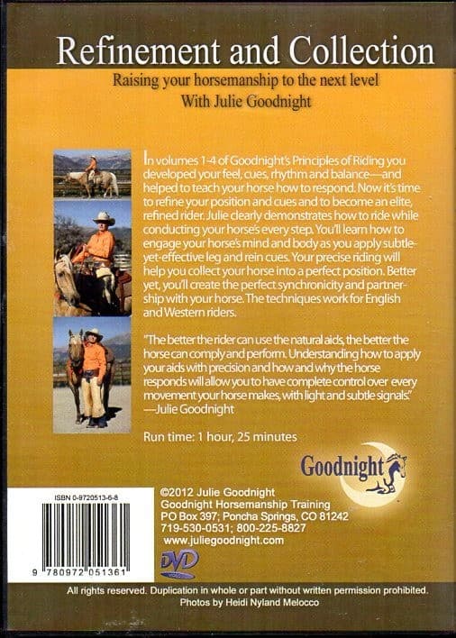 Refinement and Collection Next Level DVD Horsemanship Principlesf Riding Horses 2