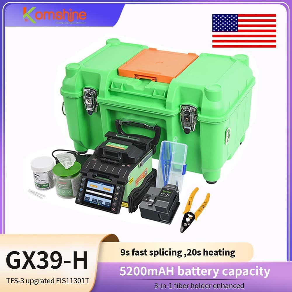 Optical Fiber GX39-H Fusion Splicer Fast Splicing Low Loss Weld Machine Ship USA 2