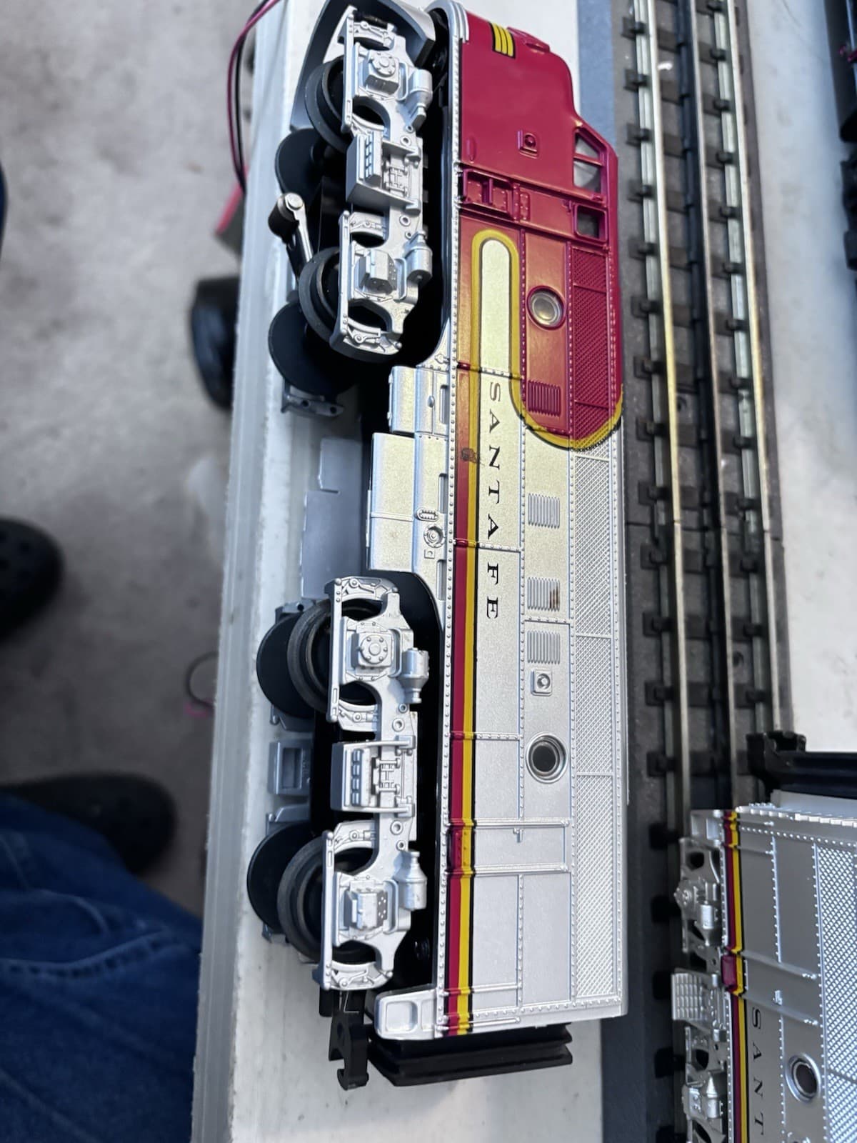 Rail King MTH Santa Fe F-3 ABA Diesel Set Proto Sound 6