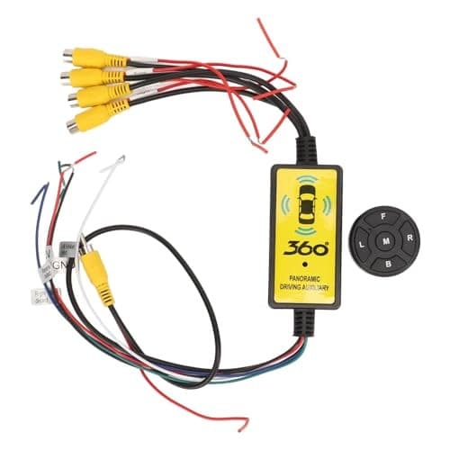 Car Backup Camera Splitter Switch 4 Input, 1 Output Intelligent Car Video  6