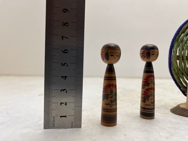 Kokeshi traditional Japanese crafts Set 2
