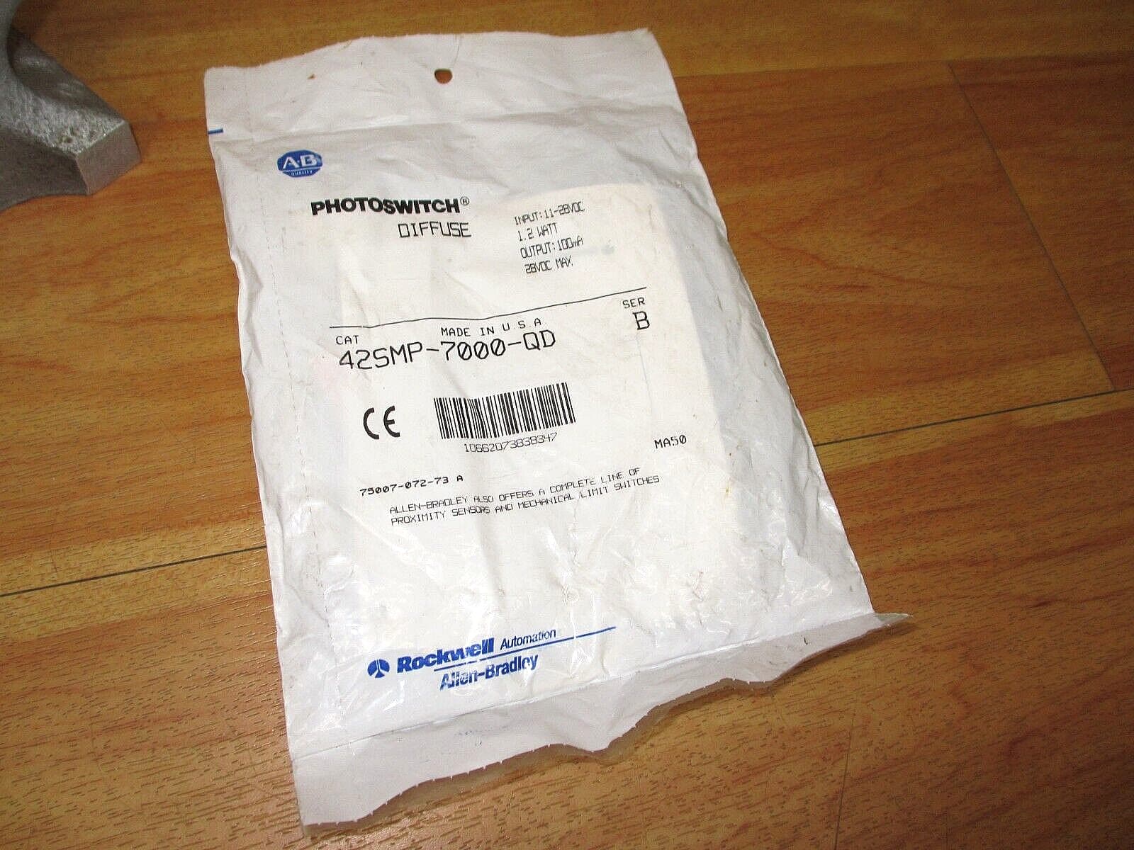 Allen Bradley 42SMP-7000-QD *NEW SEALED* Photoswitch Diffuse Sensor 2