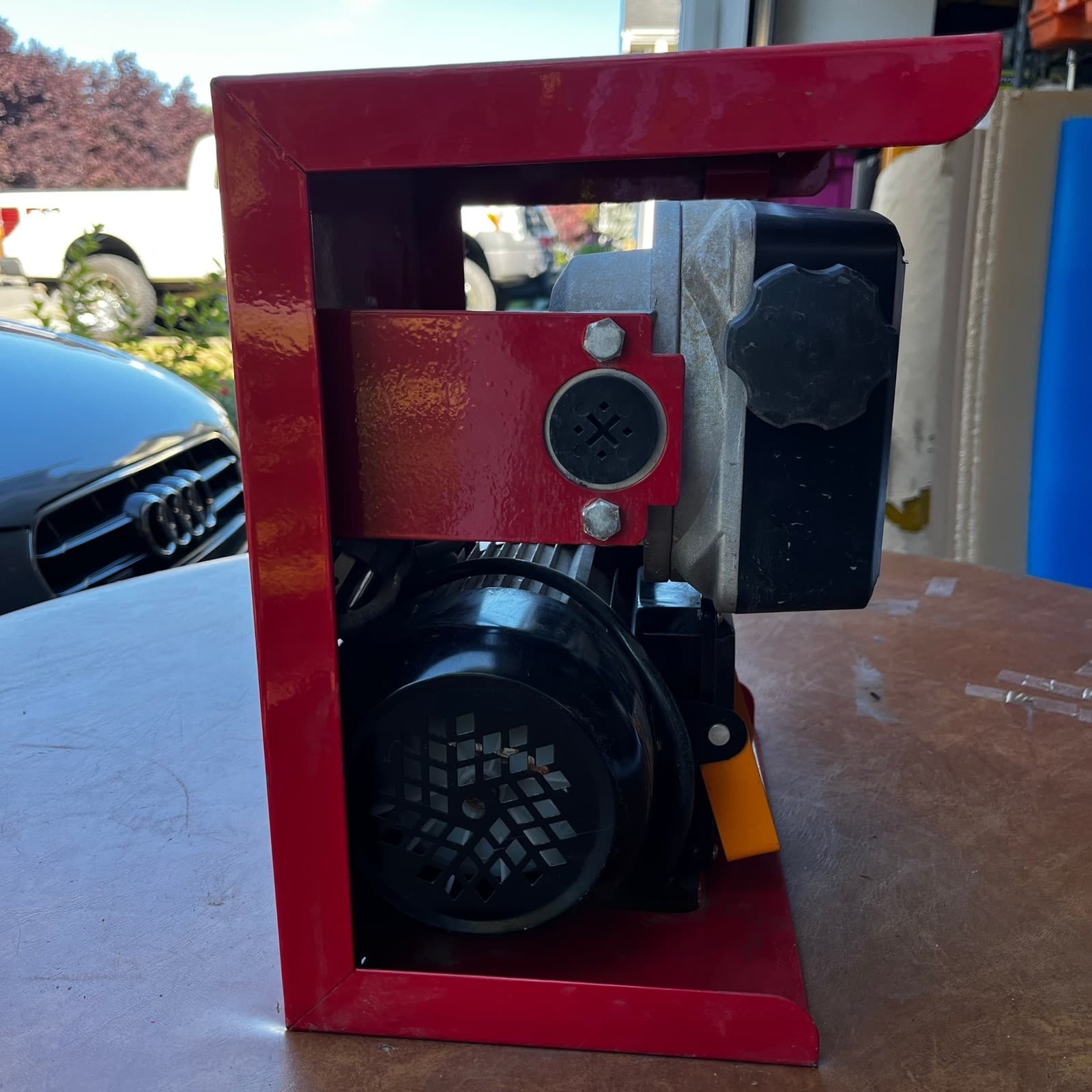 110V Electric Fuel Transfer Pump 550W 60L/min w/ Nozzle, Meter Fit Diesel Oil 4