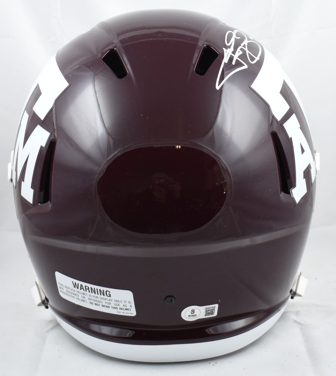 Johnny Manziel Signed Texas A&M F/S Speed Helmet Johnny Football-Beckett W Holo 5