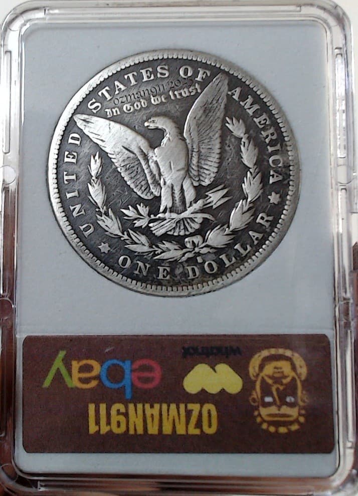 HOBO Silver Peace Dollar Ozzy Osbourne Black Sabbath King Bat Throne Nickel 3