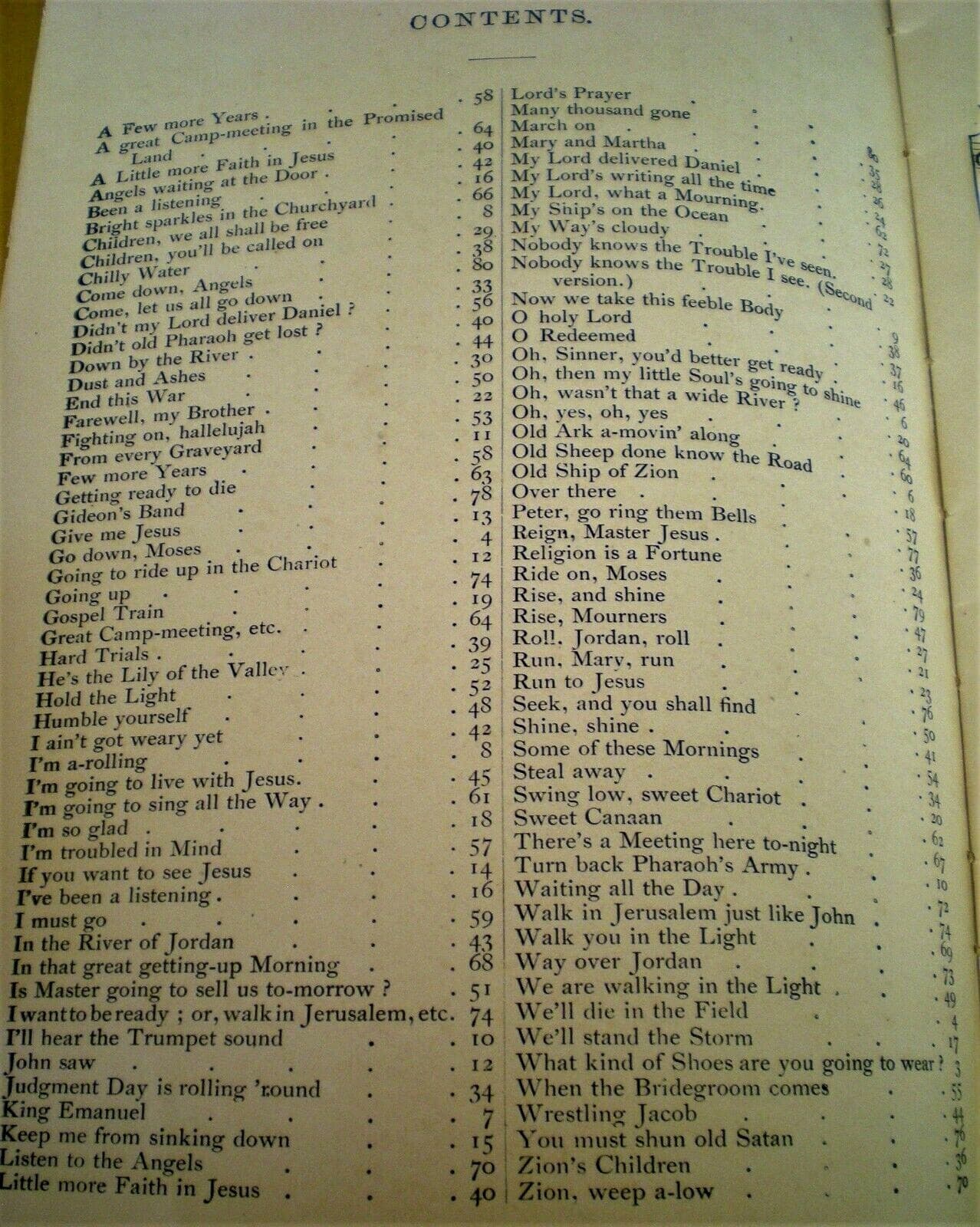 1915 JUBILEE AND PLANTATION SONGS ~ JUBILEE SINGERS ETC. ~ AFRICAN-AMERICAN  3