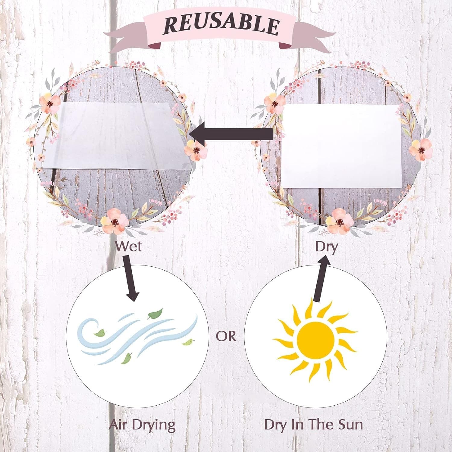 Flower Press Blotting Paper Sheets Large Absorbent Reusable Craft Supplies 5