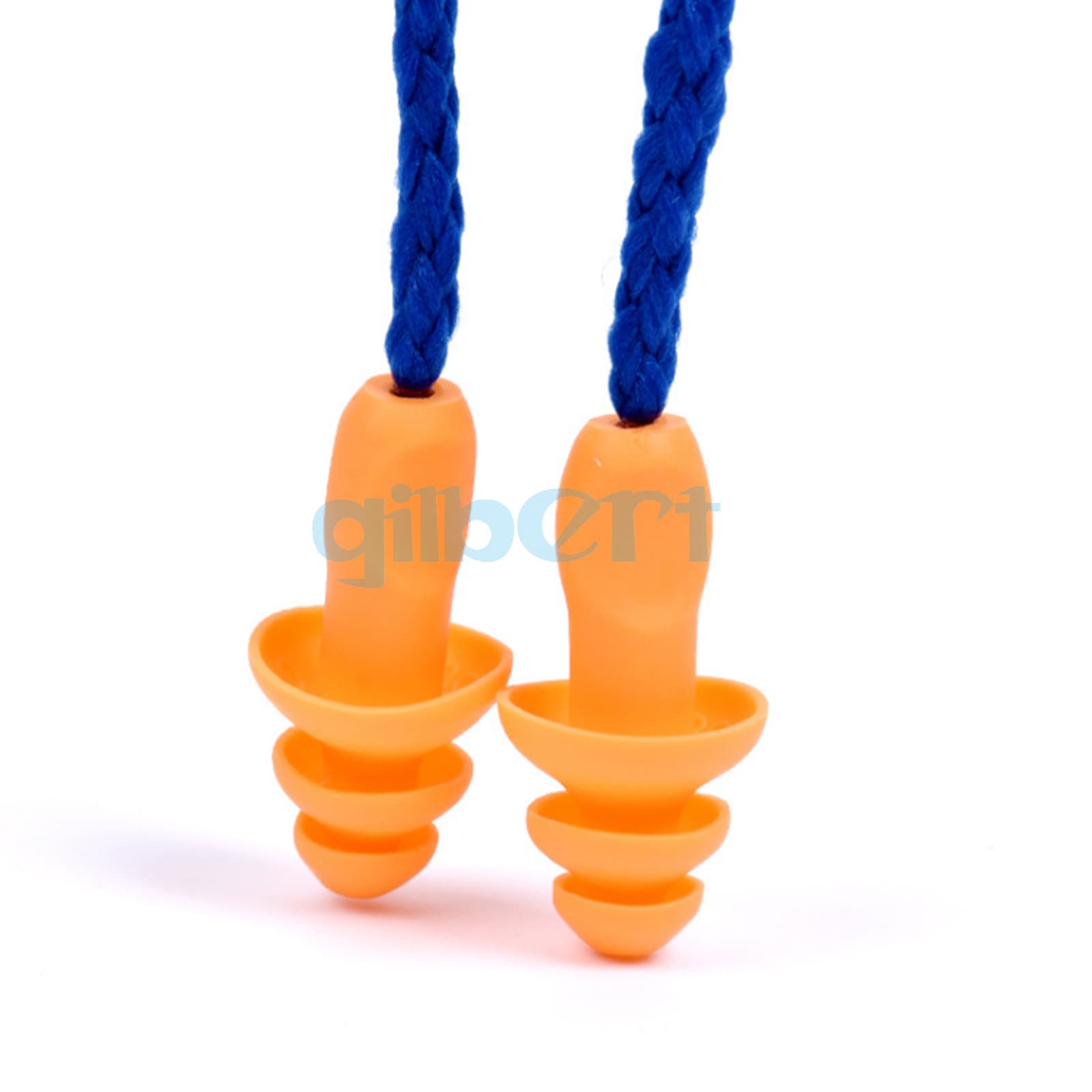 10 Sets Corded Silicone Ear Plugs Noise Reduction 30db Hearing Protection 2